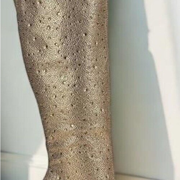 INC Elegant Gold Women's Knee-High Boots - Picture 6 of 8